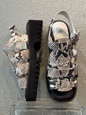 Intentionally Blank Haddie Snake Sandal